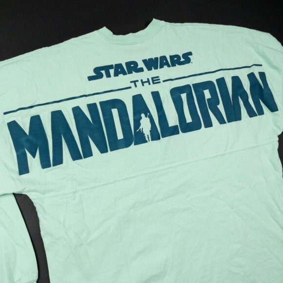 Spirit Jersey Star Wars The Mandalorian Grogu Shirt Disney Parks Mint Green Size - Picture 7 of 12